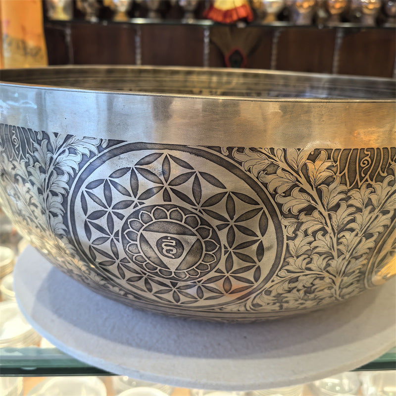 Meditation Large Foot Singing Bowl