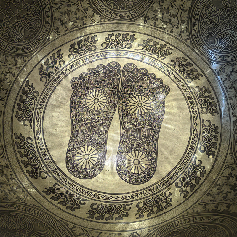 Meditation Large Foot Singing Bowl