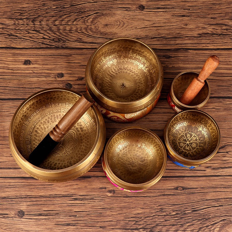 Nepal Om Mani Padme Hum Singing Bowl