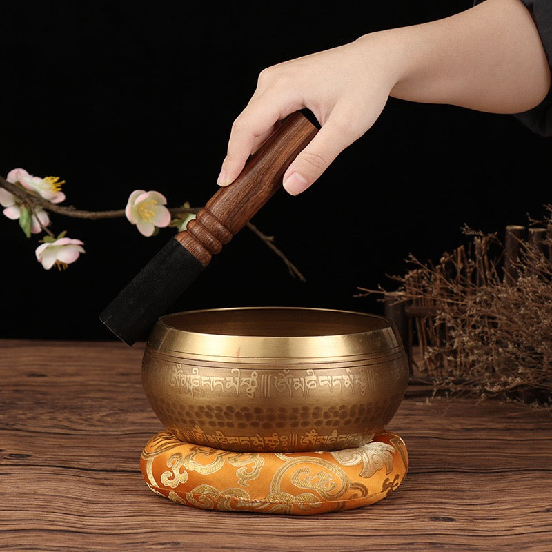 Nepal Om Mani Padme Hum Singing Bowl