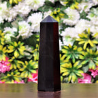 Natural Black Tourmaline Crystal Tower for Healing Energy
