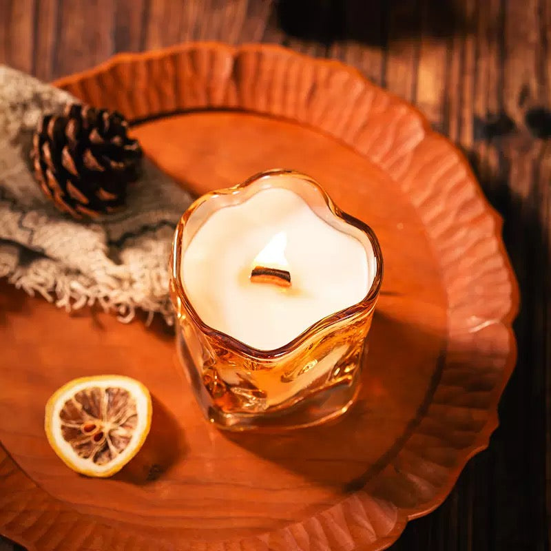 Zen Healing Shaped Glass Candle