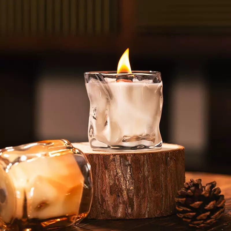 Zen Healing Shaped Glass Candle