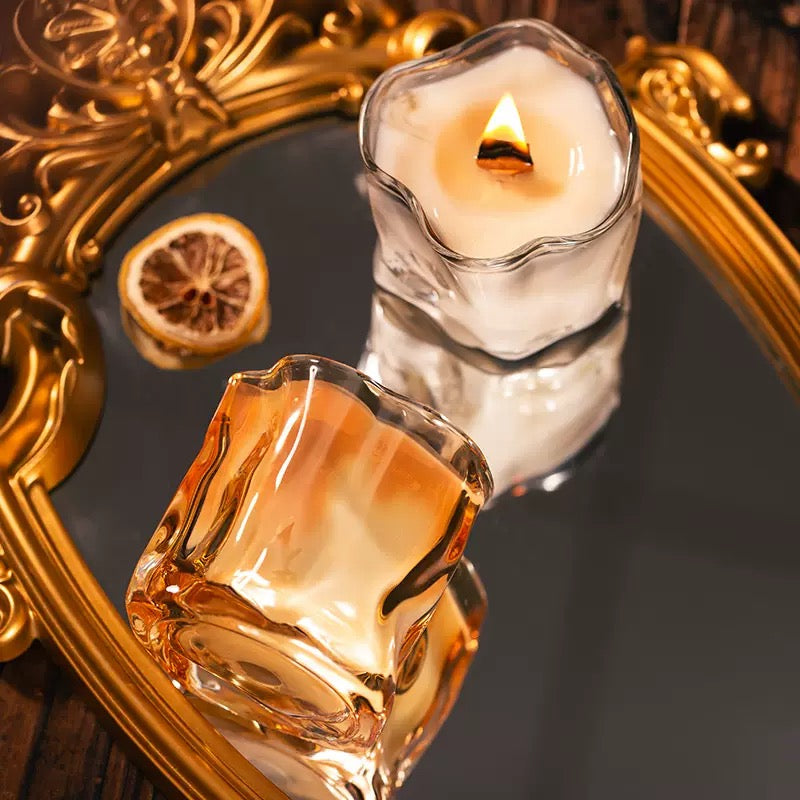Zen Healing Shaped Glass Candle
